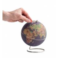 Cork Coloured Mini World Globe