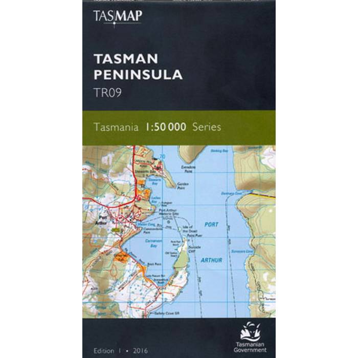 Tasman Peninsula Topographic Map