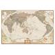 National Geographic World Map Antique