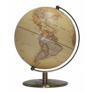 Heritage Embossed Antique 30cm World Globe MS-112S3B-P